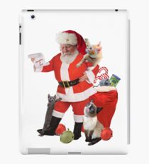 Vinilo o funda para iPad Los gatitos que miran Santa Checking son una lista de gatitos de Nought o Niza