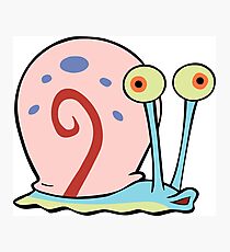 Gary the Snail Photographic Print