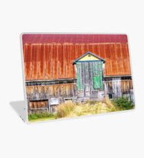 Old colorful barn Laptop Skin