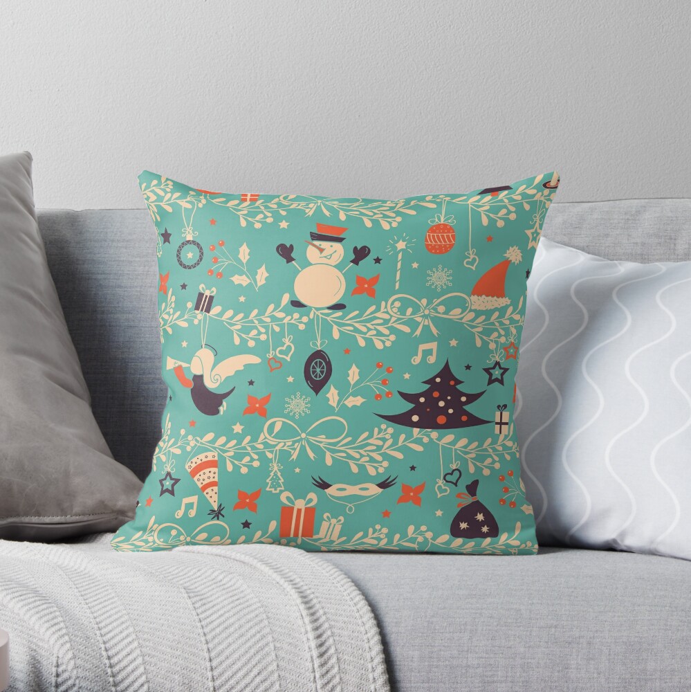 christmas throw pillows