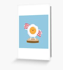 beach towel Greeting Card