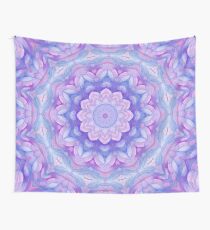 Purple Flower Mandala Wall Tapestry