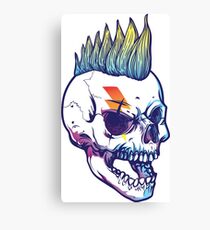 Punk skull Canvas Print