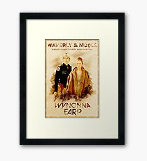 Wynonna Earp - Western Style Cast Poster #11 (WayHaught Special) Framed Print