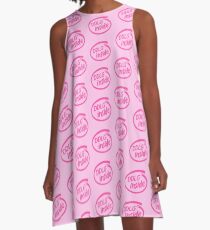 DDlg inside A-Line Dress