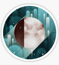 Fly me to the Moon Sticker