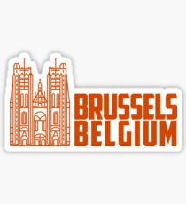 Brüssel, Belgien Sticker
