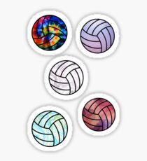 Volleyball-Aufkleber-Set Sticker
