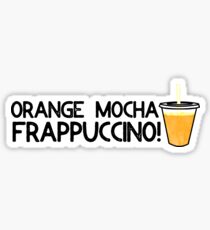 Pegatina Orange Mocha Frappuccino!