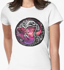 Tribal Mew Women's Fitted T-Shirt