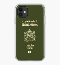Moroccan Passport Tshirt iPhone Case