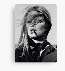 Brigitte Bardot Schwarz-Weiß-Fotografie Leinwanddruck