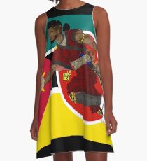 Warrior Of The Past A-Line Dress