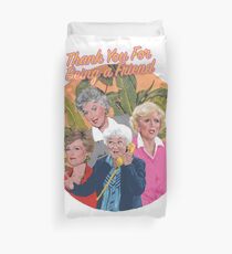 thank you for being a friend ... Duvet Cover