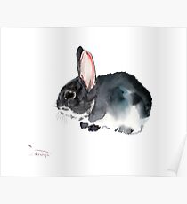 Hase, Kinderzimmer Kunst Poster