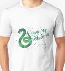 House Snake Cunning and Ambitious Watercolor Unisex T-Shirt