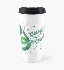 House Snake Cunning and Ambitious Watercolor Travel Mug