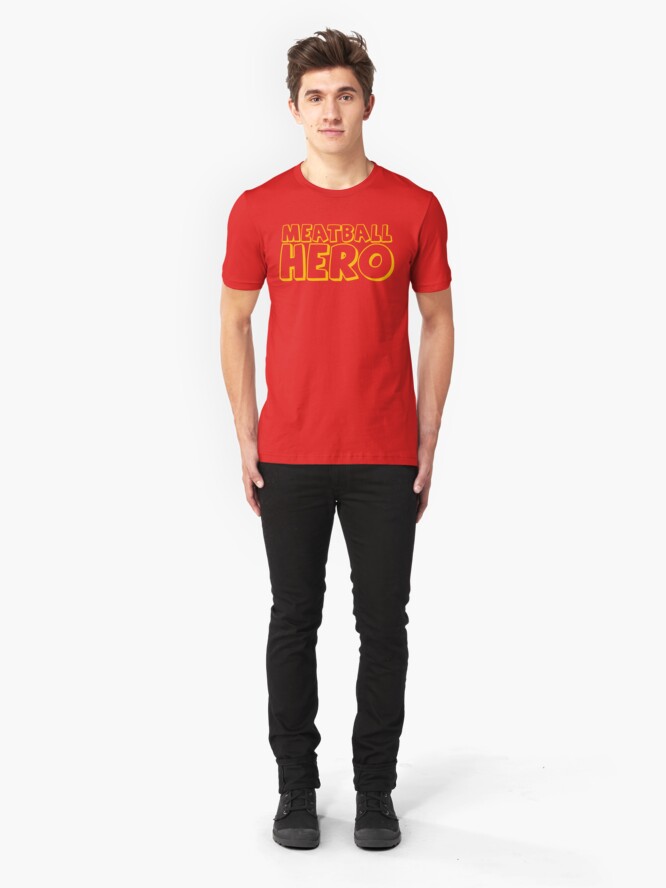 Alternate view of Meatball Hero Slim Fit T-Shirt