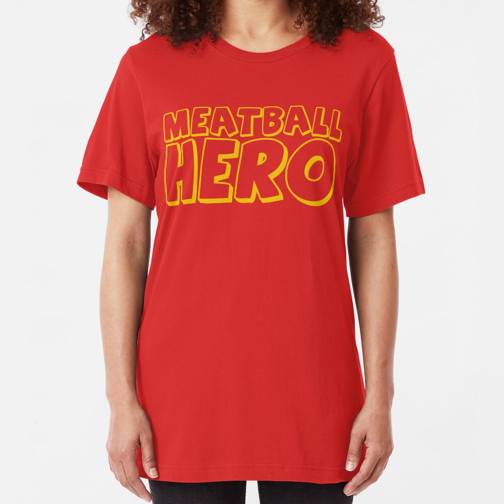 Meatball Hero Slim Fit T-Shirt
