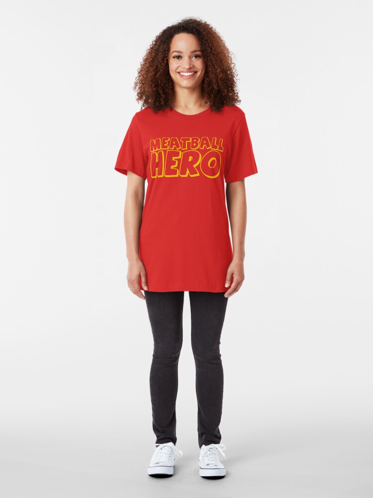 Alternate view of Meatball Hero Slim Fit T-Shirt