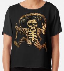 Posada Day der Toten Outlaw Chiffontop