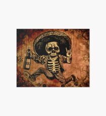 Posada Day of the Dead Outlaw Art Board
