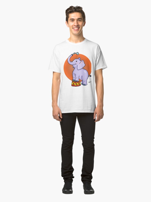 Alternate view of Baby Circus Elephant Classic T-Shirt