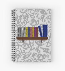 Book and runes Spiral Notebook