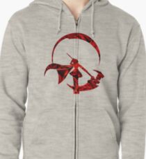 Ruby Rose Roses Silhouette Zipped Hoodie