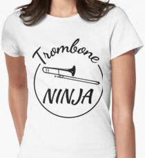 Trombone Ninja Women's Fitted T-Shirt
