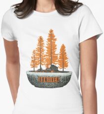bon iver - I love the thought that people put into clothes. Women's Fitted T-Shirt