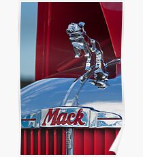 1952 L Model M Pumper Fire Truck Hood Ornament -0179c Poster