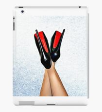 Christian Louboutin Sexy High Heel Red Bottoms Heels Up iPad Case/Skin