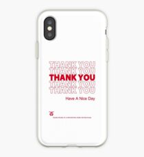 Vinilo o funda para iPhone camisa de bolsa de plástico - gracias