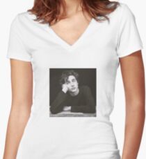 Camiseta entallada de cuello en V Timothée Chalamet