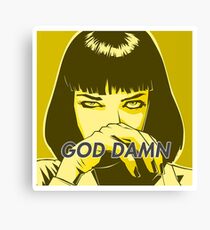 Pulp Fiction - Mia Wallace Canvas Print