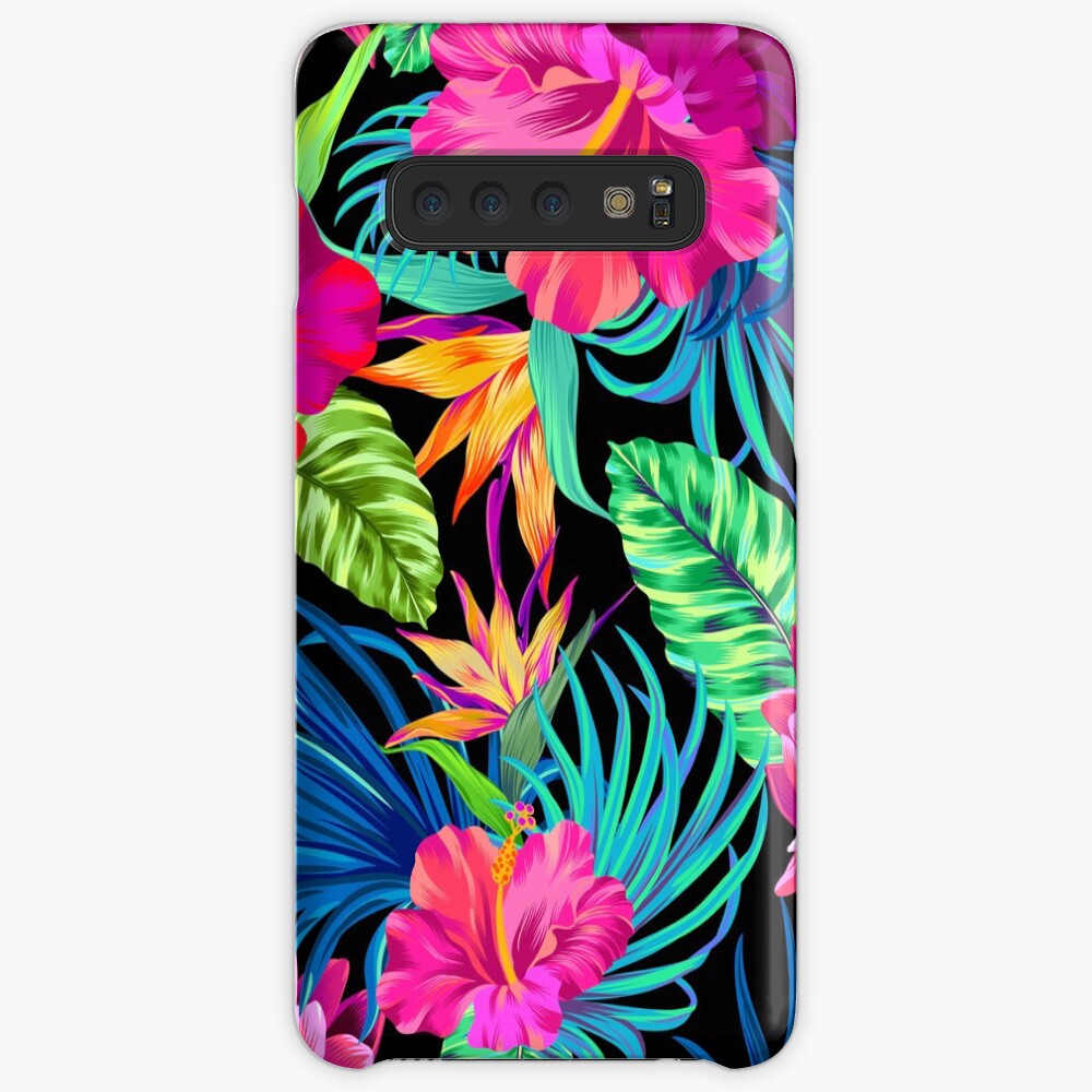 Drive You Mad Hibiscus Pattern Case & Skin for Samsung Galaxy