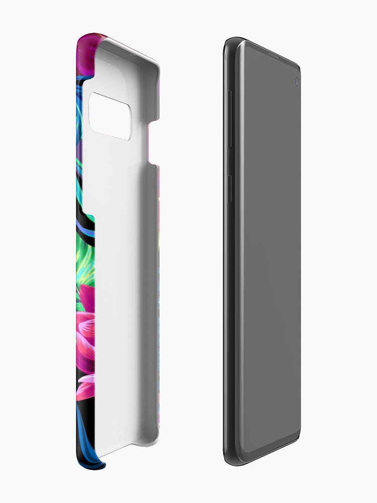 Alternate view of Drive You Mad Hibiscus Pattern Case & Skin for Samsung Galaxy