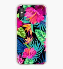 Drive You Mad Hibiscus Pattern iPhone Case