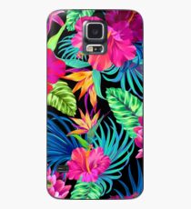 Drive You Mad Hibiscus Pattern Case/Skin for Samsung Galaxy