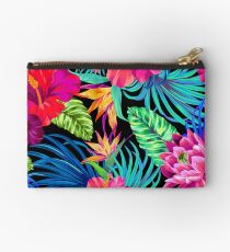 Drive You Mad Hibiscus Pattern Studio Pouch