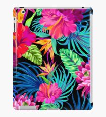 Fahren Sie Mad Hibiscus Pattern iPad-Hülle & Klebefolie