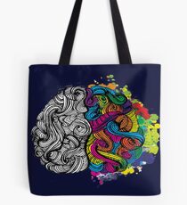 UoP Psychology Club Cerveau Tote bag