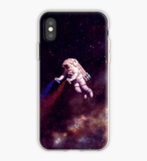 Shooting Stars - the astronaut artist iPhone Case