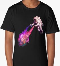 Shooting Stars - the astronaut artist Long T-Shirt