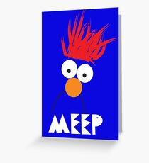 Beaker MEEP Greeting Card