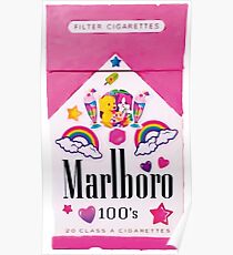 Póster Vaporwave Malboro
