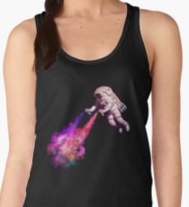 Shooting Stars - the astronaut artist Women's Tank Top