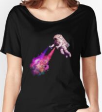 Shooting Stars - the astronaut artist Women's Relaxed Fit T-Shirt