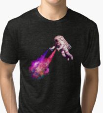 Shooting Stars - the astronaut artist Tri-blend T-Shirt